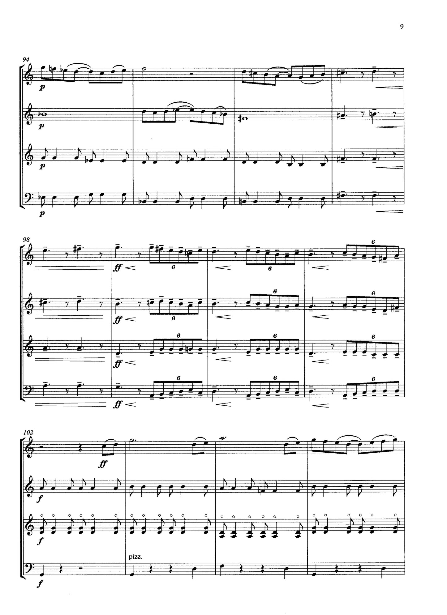 Tony Osborne: Sagas & Legends for double bass quartet