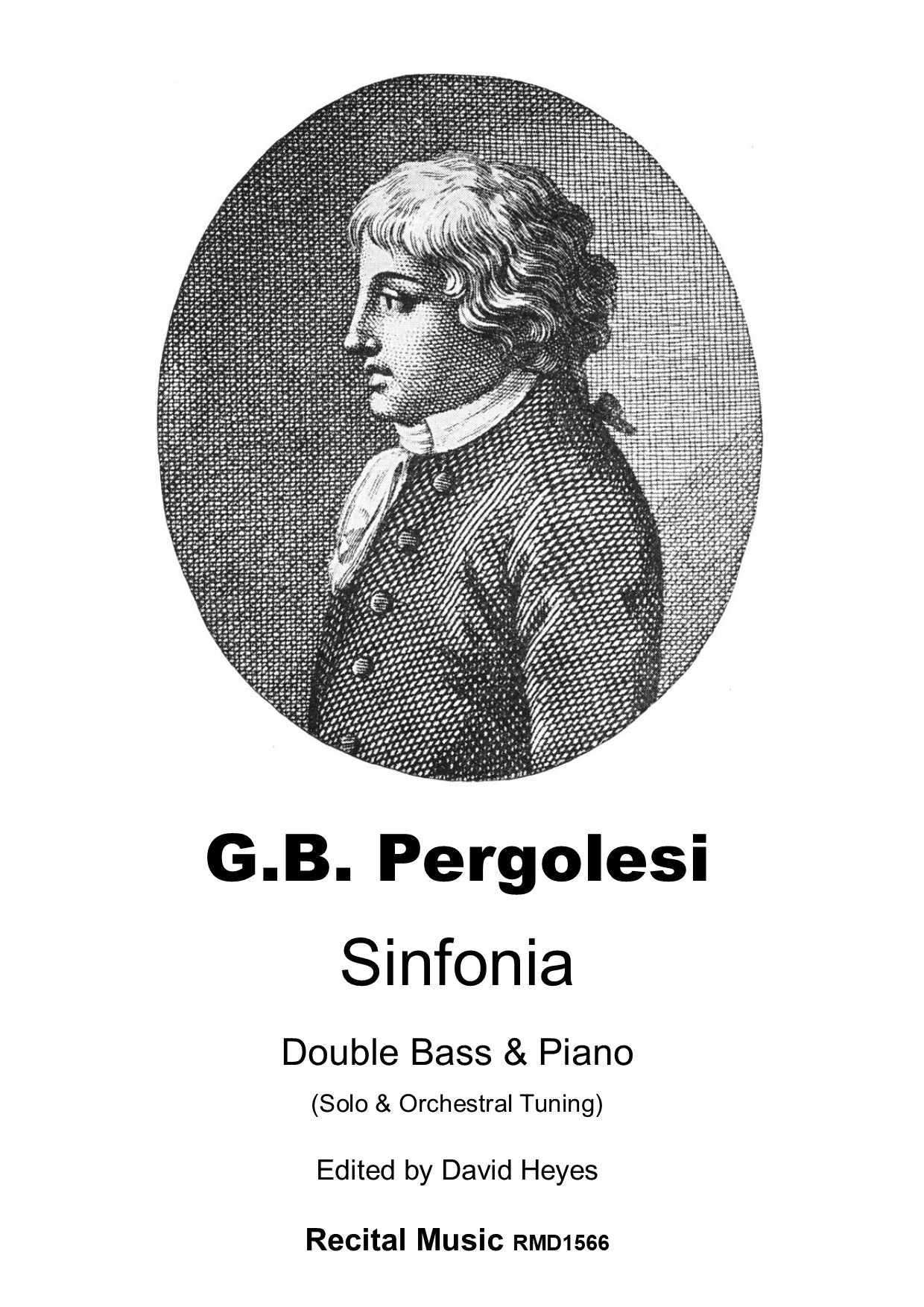 G.B. Pergolesi: Sinfonia for double bass & piano (ed. Heyes)