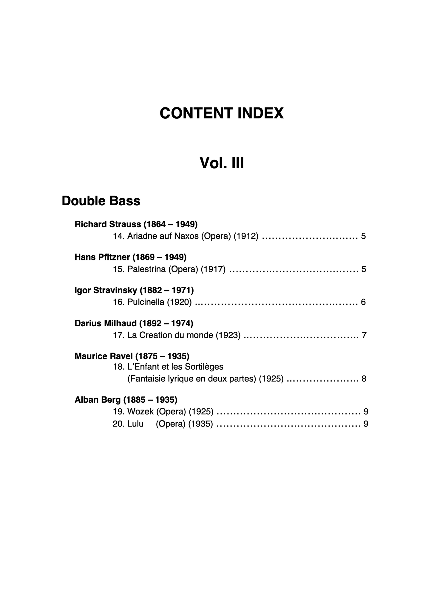 Orchestral and Solo Passages Volumes 1-4 with piano accompaniment
