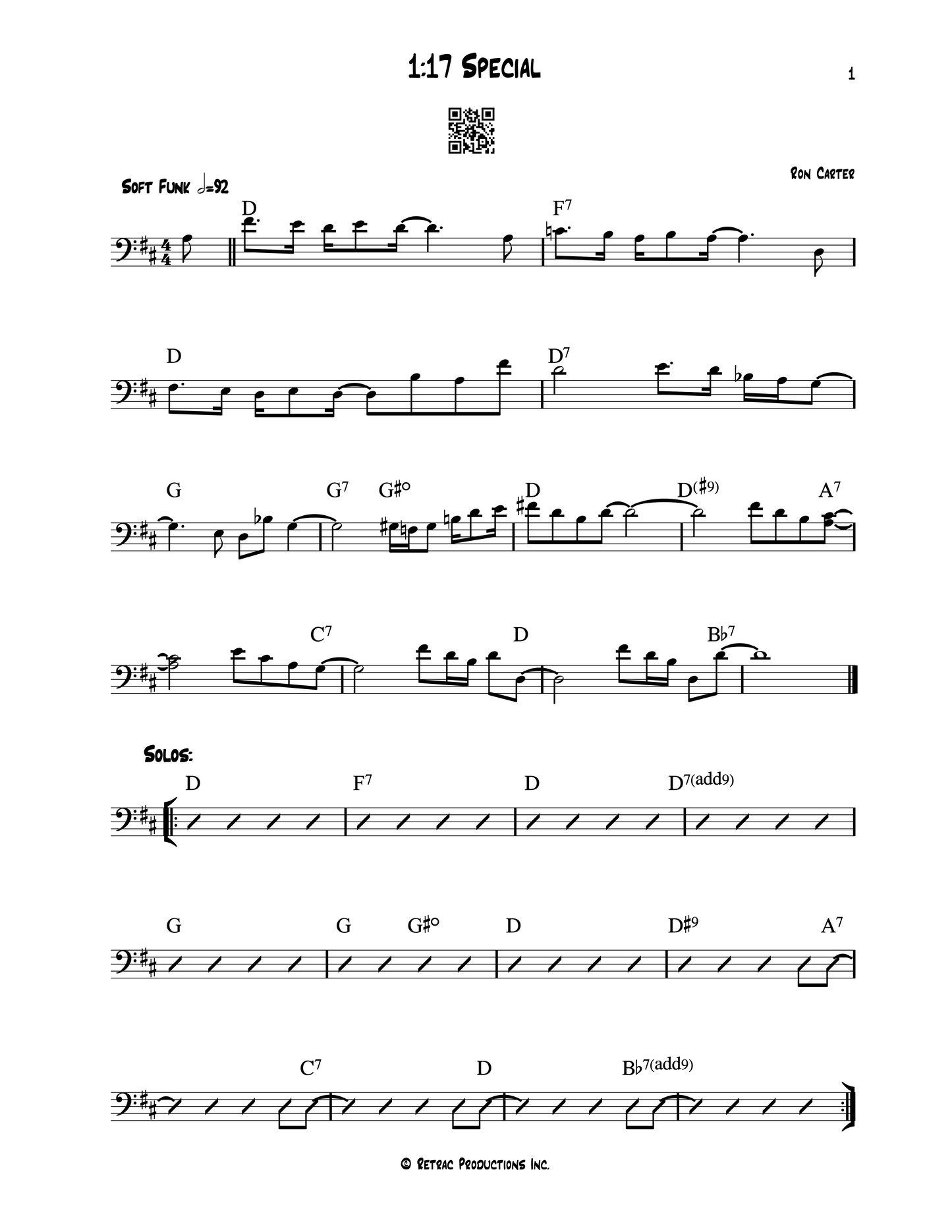 The Ron Carter Songbook