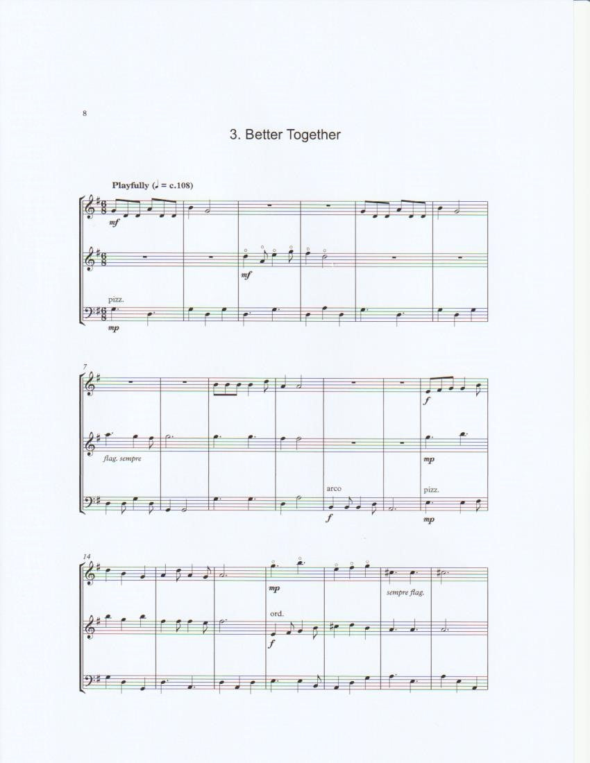 Michael Montgomery: Three Impressions for double bass trio