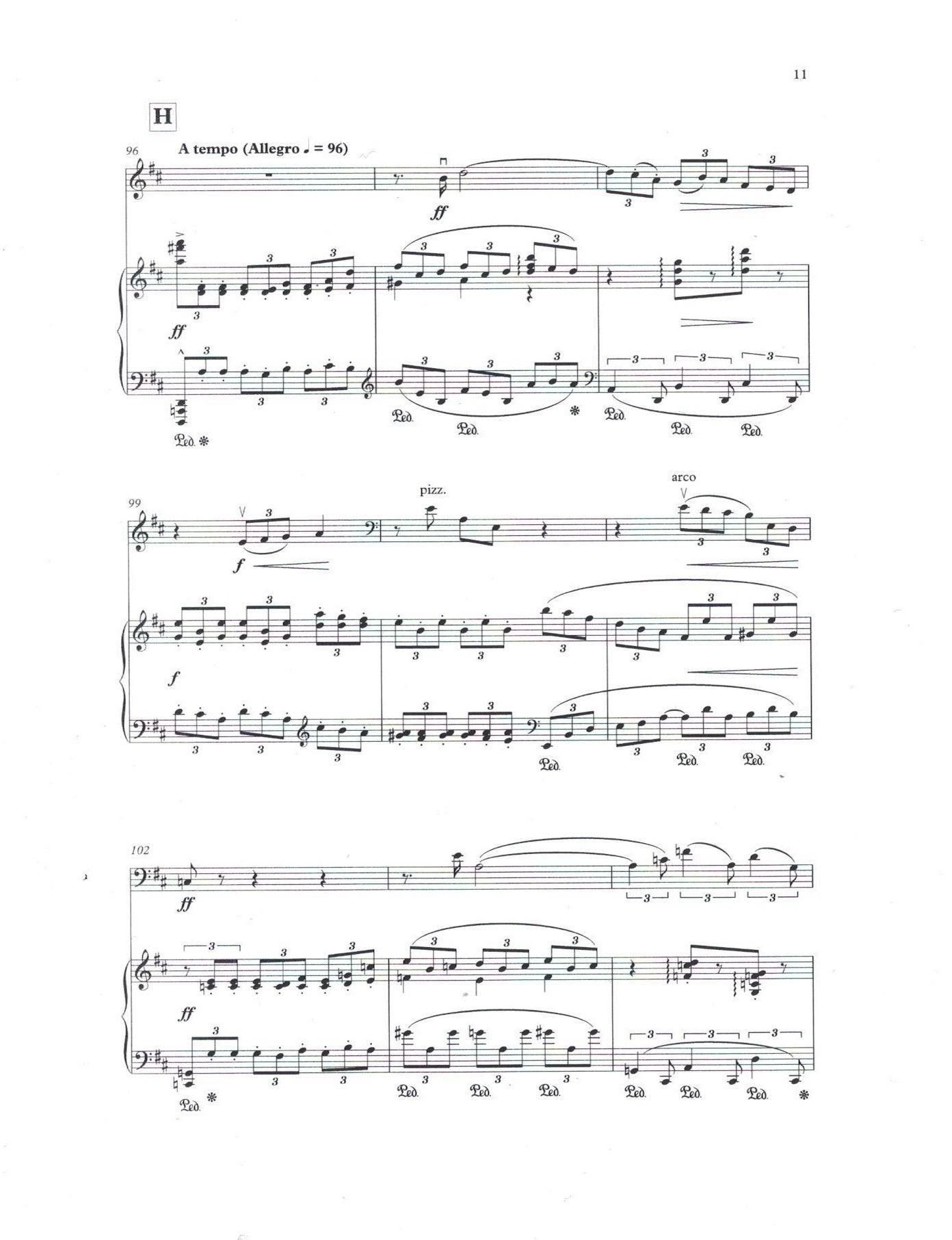 Charles Tournemire: Récit et Allegro for double bass & piano