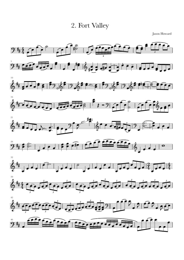 Jason Howard: The Van Suite for solo double bass