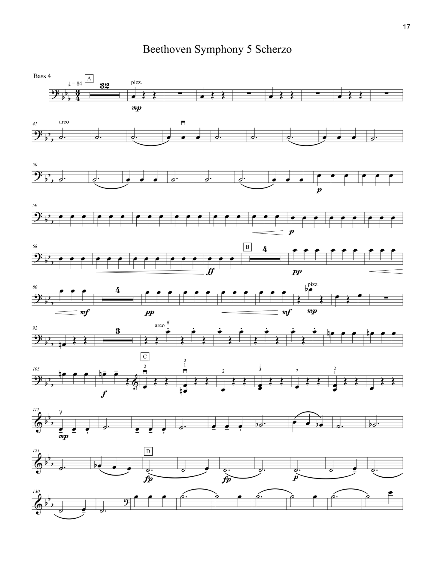 Williams and Bradetich: Popular Orchestral Excerpt Etudes For Double Bass: Expanded Ensemble Packet