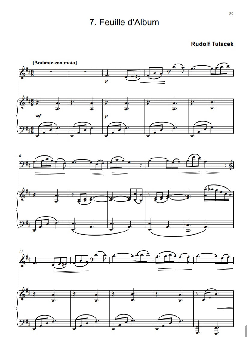 Miniatures Book 2 for double bass & piano (edited by David Heyes)