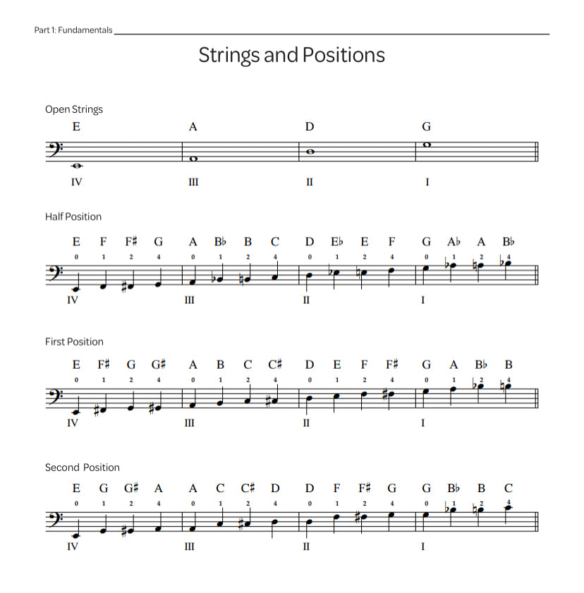 James Schulz: Double Bass: Exercises, Scales, and Reference