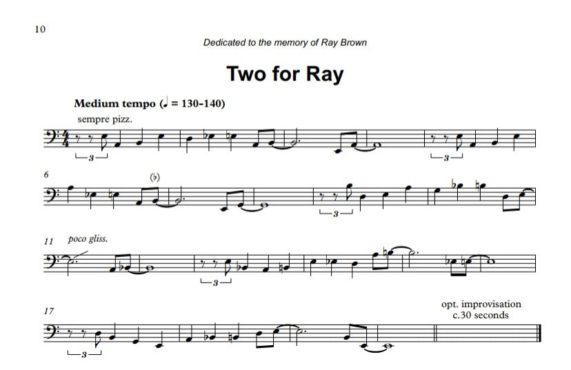 Teppo Hauta-aho: Pizzicato Pieces Book 2 for unaccompanied double bass