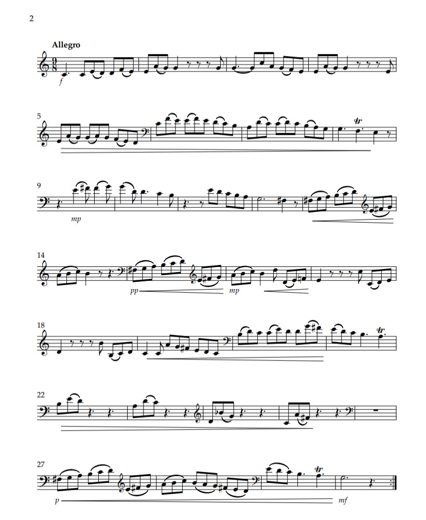 CPE Bach: Two Duets for 2 Double Basses (arr. by Michael Kurth)