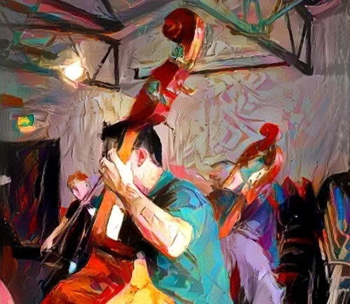 Simón García: Bass Monsters for double bass quartet