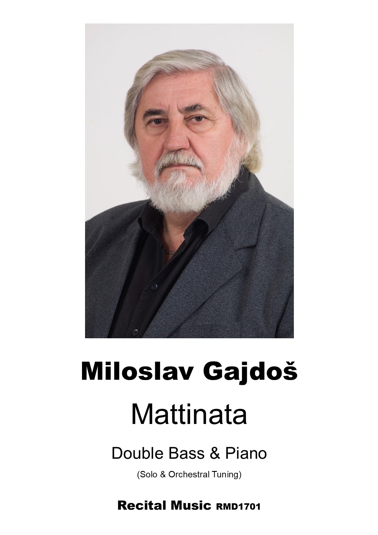 Miloslav Gajdos: Mattinata for double bass & piano