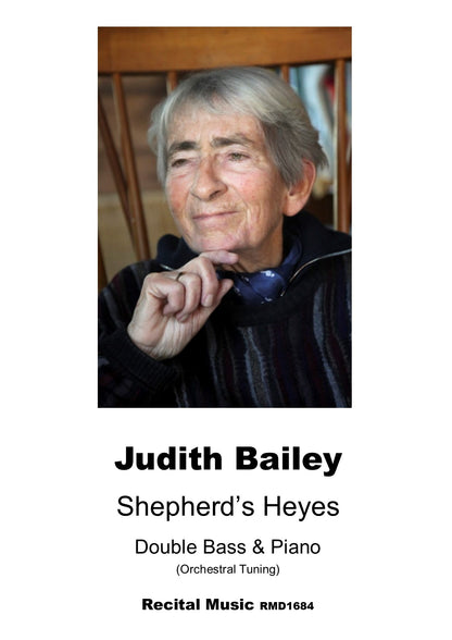 Judith Bailey: Shepherd's Heyes for double bass & piano