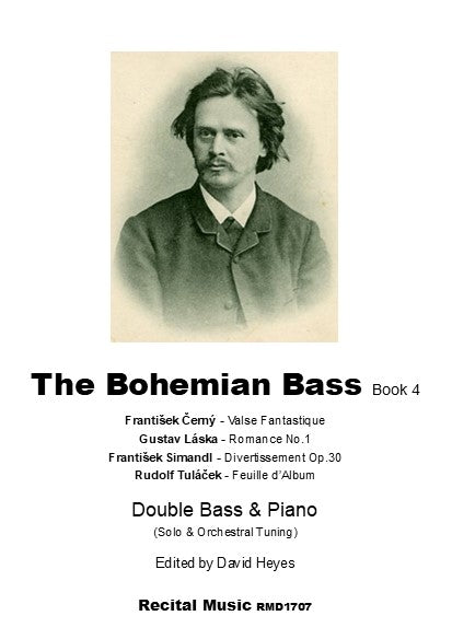 The Bohemian Bass Book 4 for double bass & piano (ed. David Heyes)