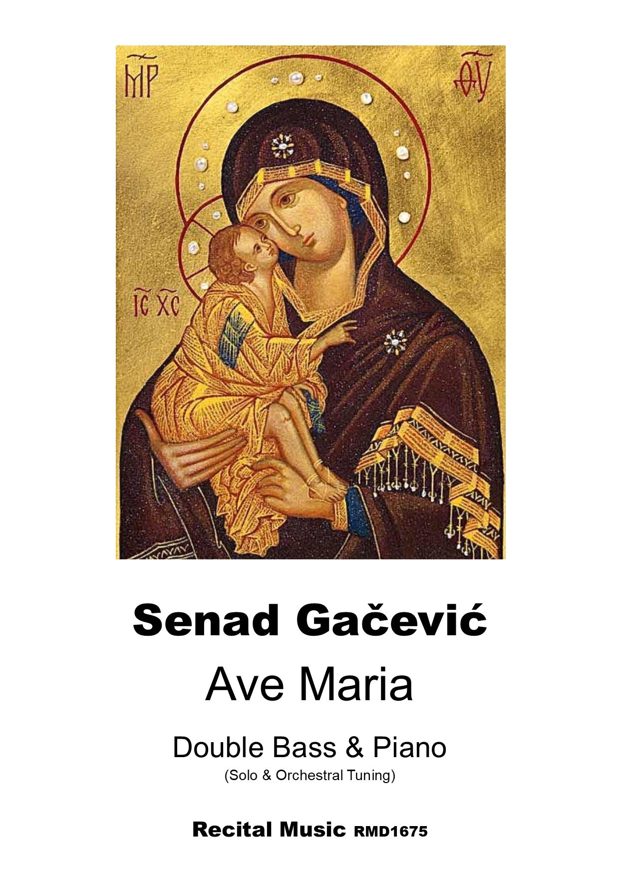 Senad Gacevic: Ave Maria for double bass & piano