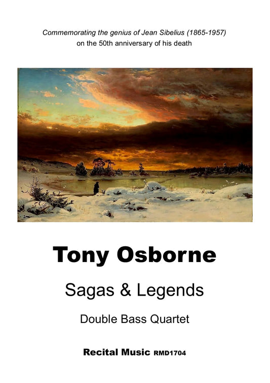 Tony Osborne: Sagas & Legends for double bass quartet