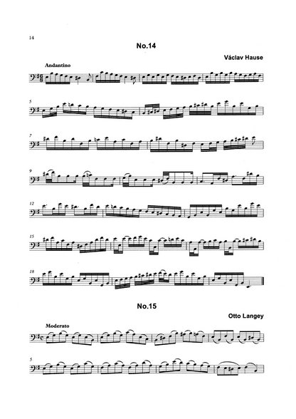 Bass Clef Studies Book 2: 100 Studies in Minor Keys for Double Bass (ed. Heyes)