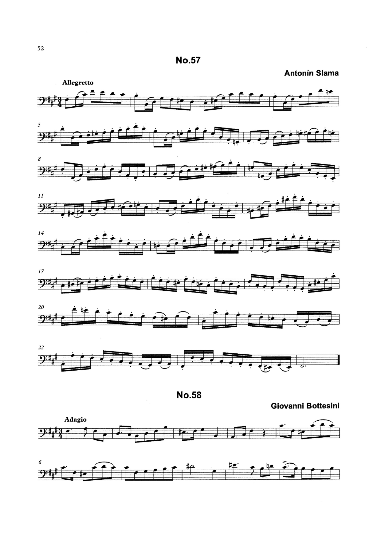 Bass Clef Studies Book 2: 100 Studies in Minor Keys for Double Bass (ed. Heyes)