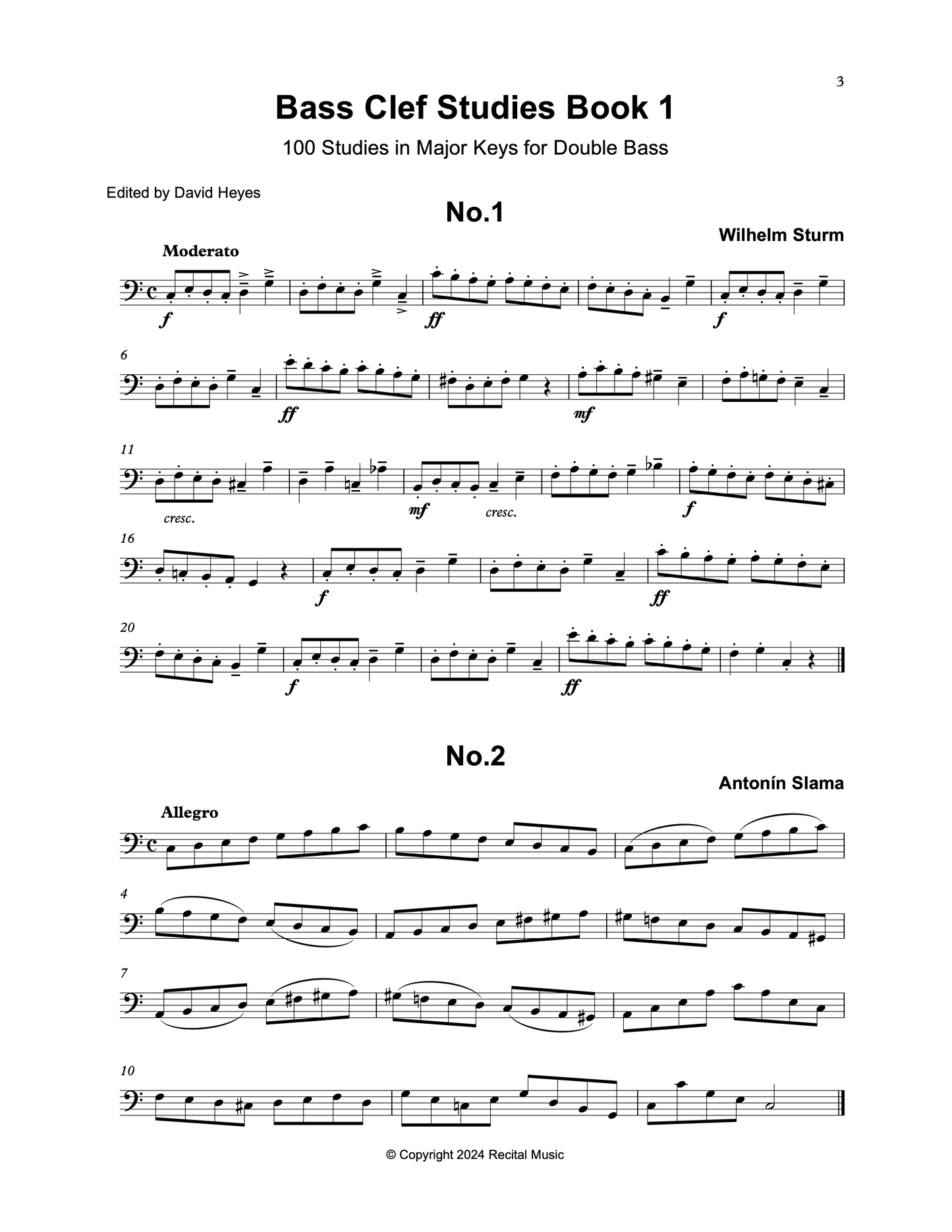 Bass Clef Studies Collection (ed. David Heyes)
