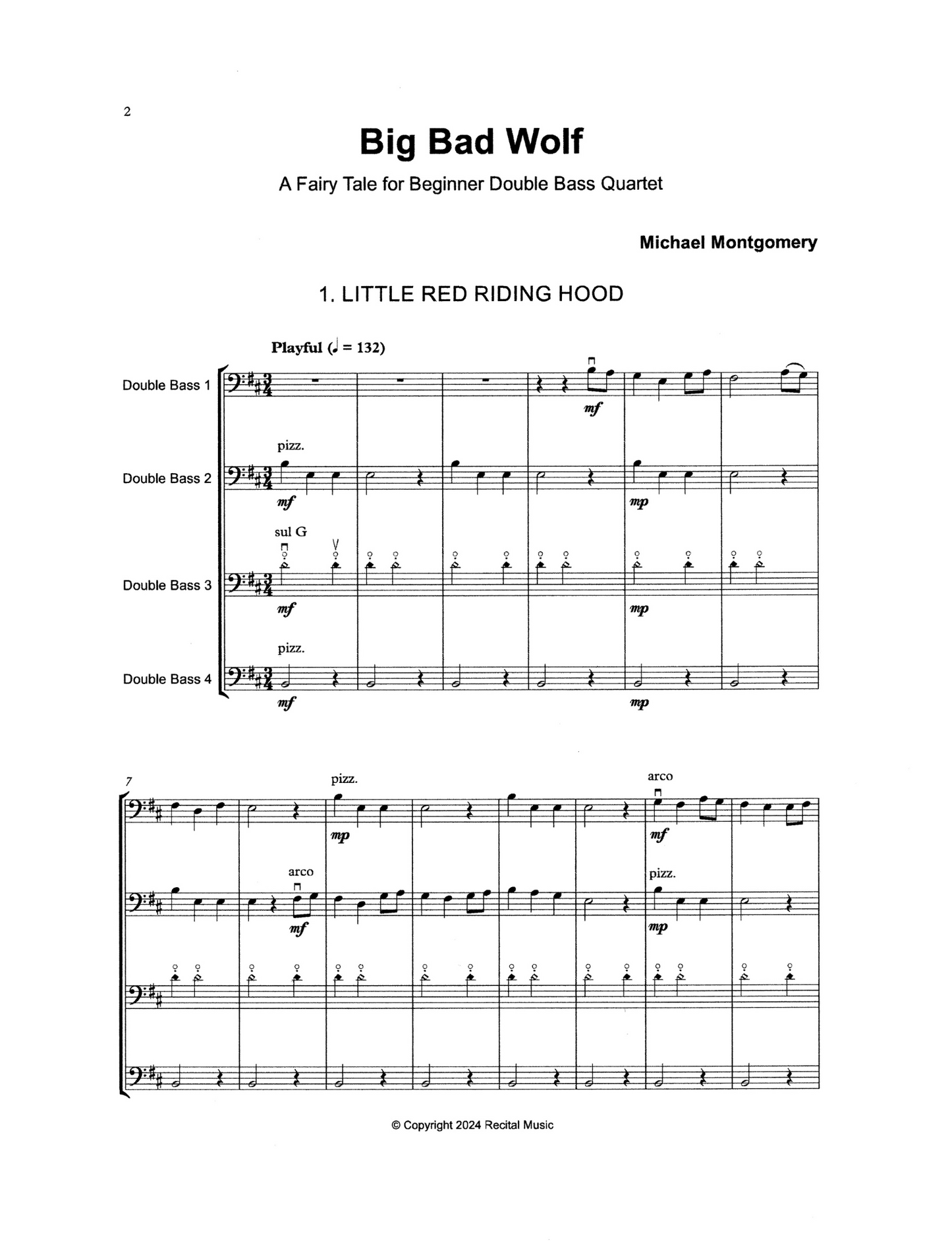 Beginner Double Bass Quartet Bundle
