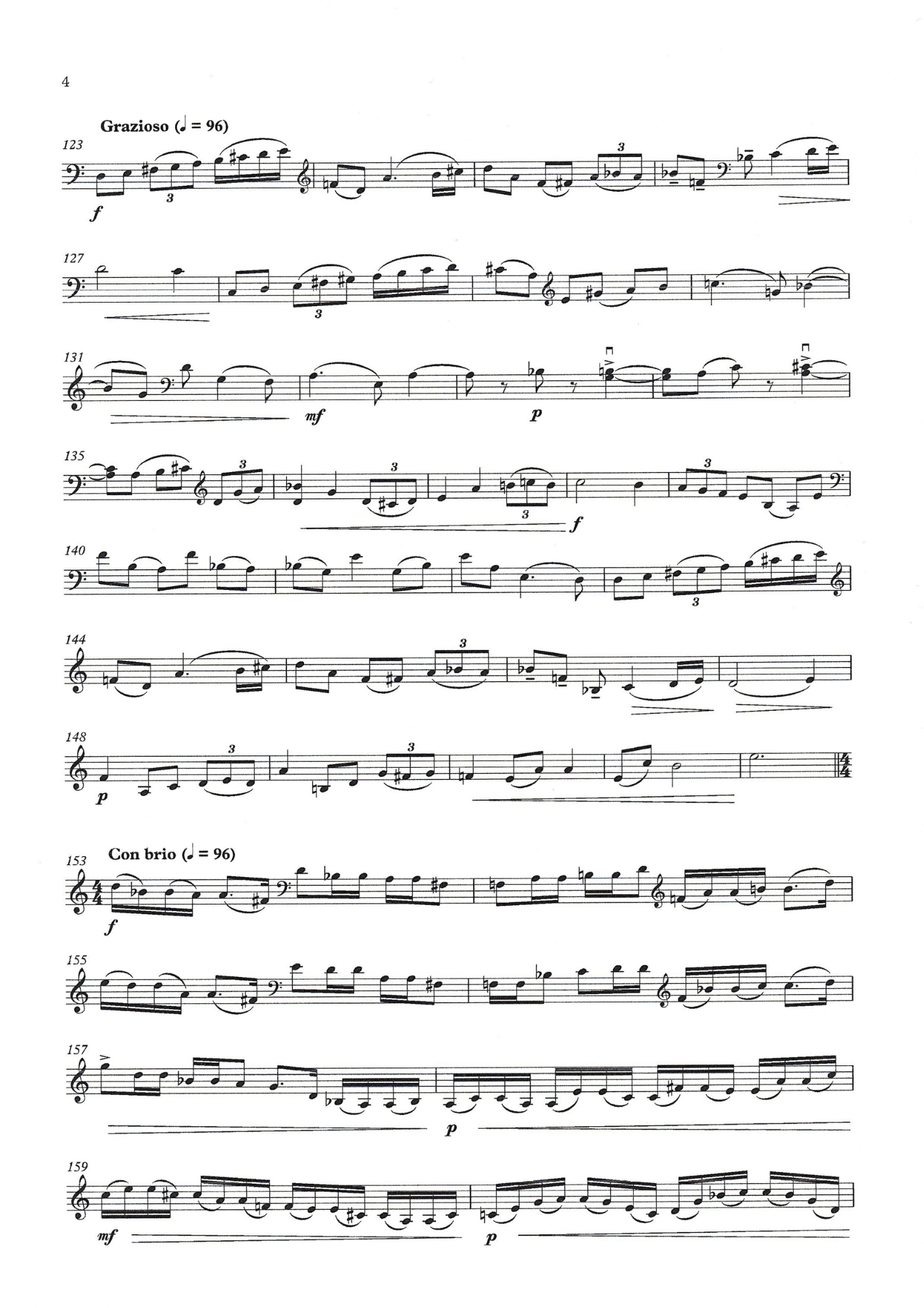 Armand Russell: Thoughts for Times Past (In Memory of Frantisek Posta) for unaccompanied double bass