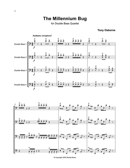 Tony Osborne: Bass Quartets Bundle