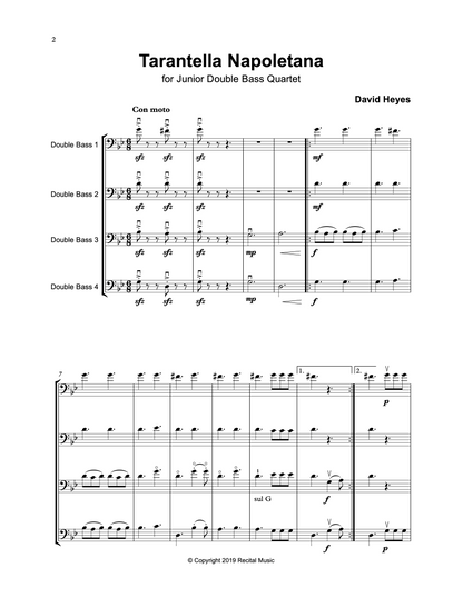David Heyes: The Legends Collection for Beginner Bass Quartet