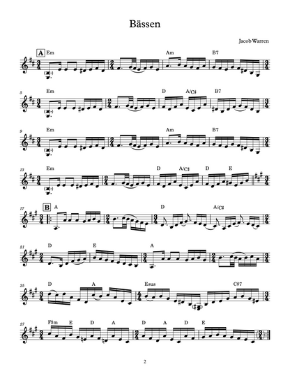 Warren & Flick: Cormorant Tune Book