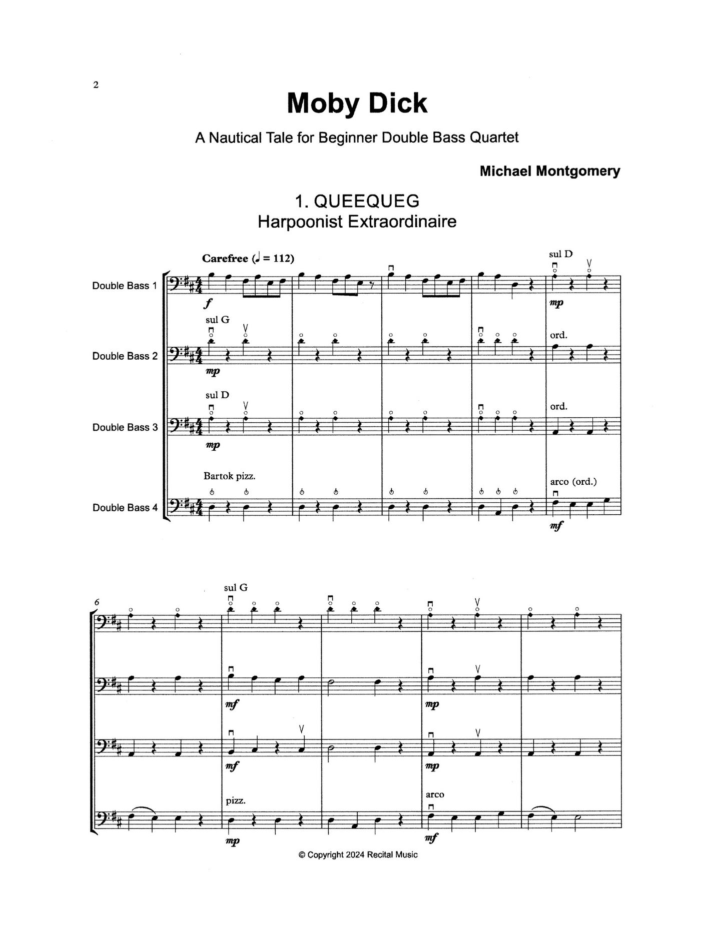 Beginner Double Bass Quartet Bundle