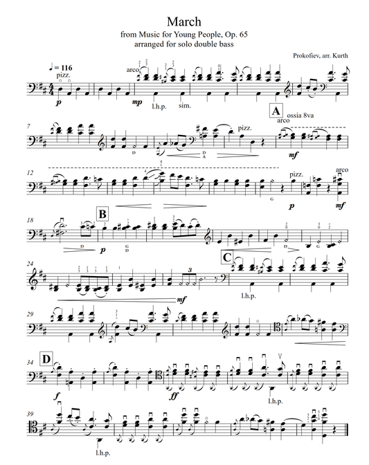 Sergei Prokofiev: March, from Music for Young People, Op. 65 (arr. Michael Kurth)