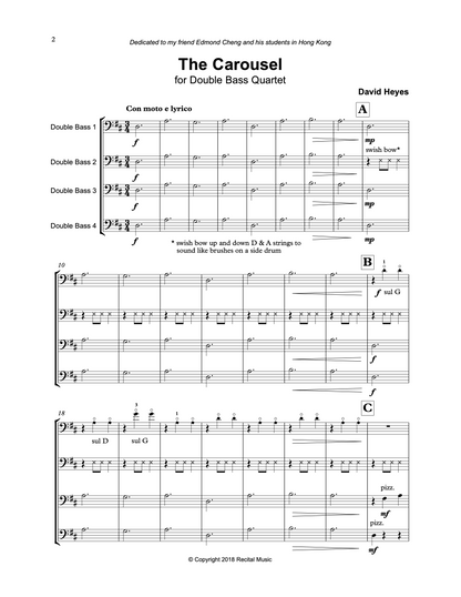 David Heyes: The Legends Collection for Beginner Bass Quartet