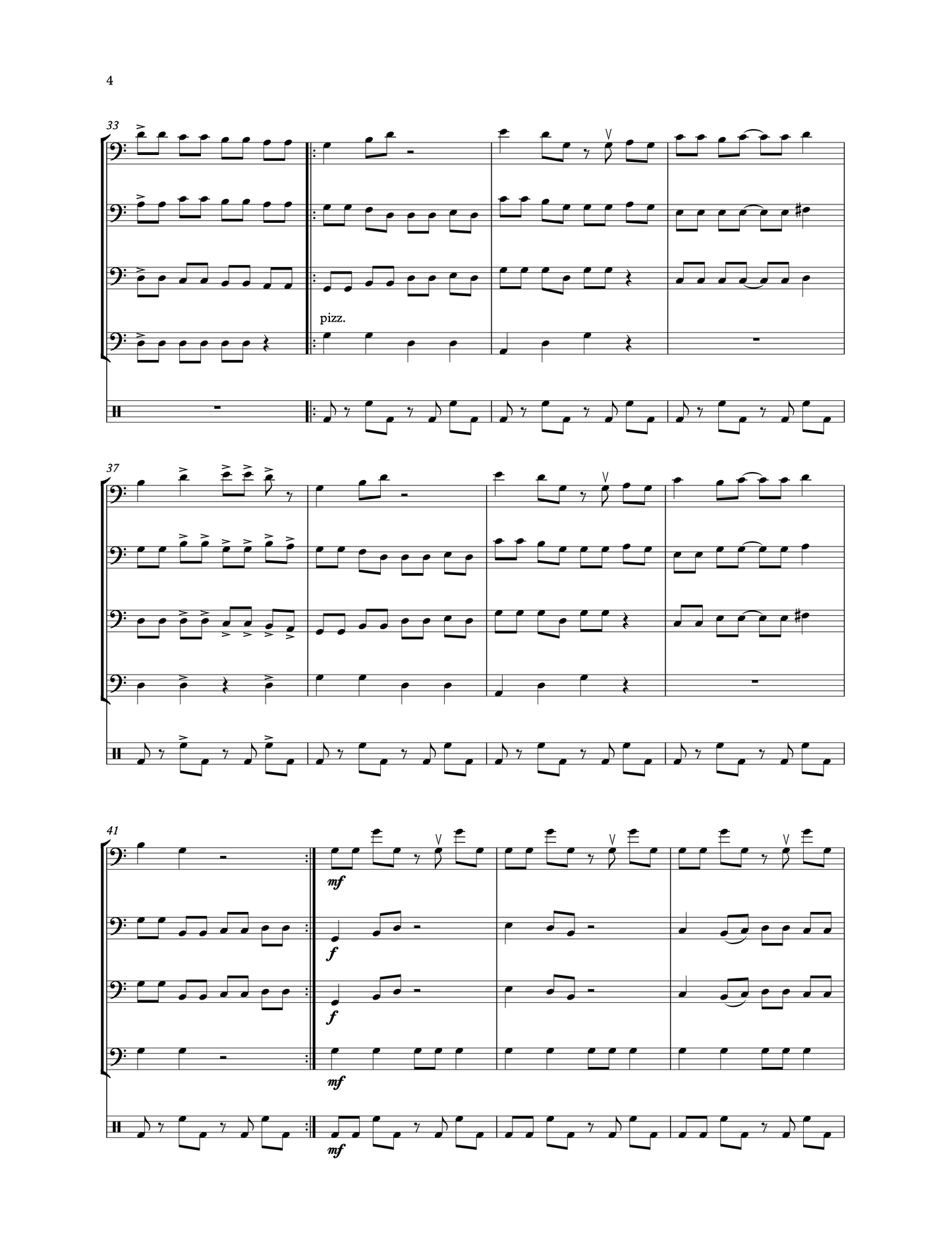 Tony Osborne: The Party Collection for Bass Trio & Quartet