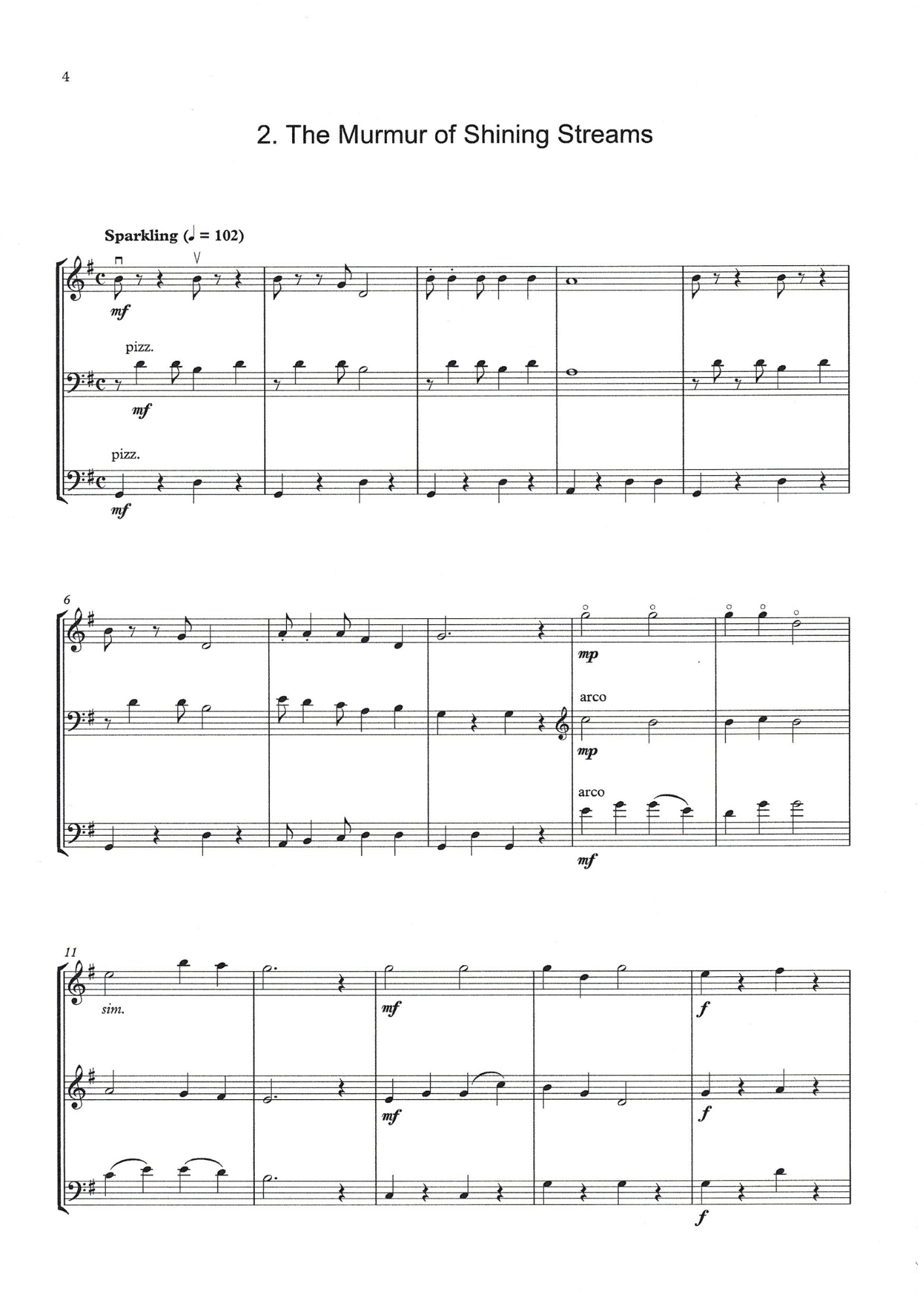 Michael Montgomery: The Earth is Precious for double bass trio