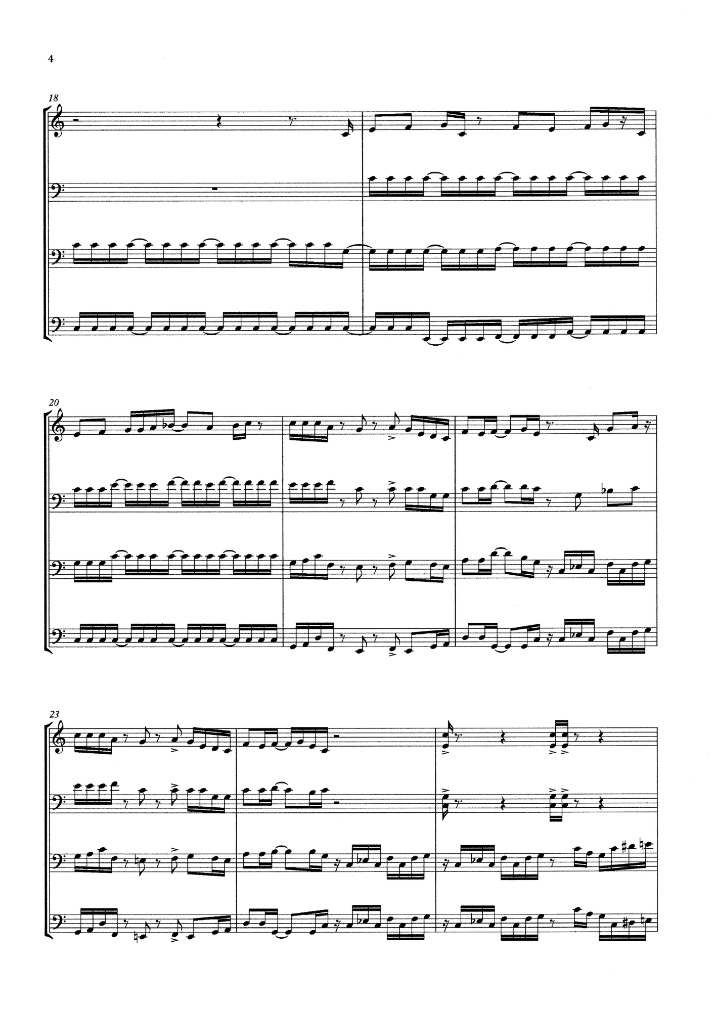 Tony Osborne: Bass Quartets Bundle