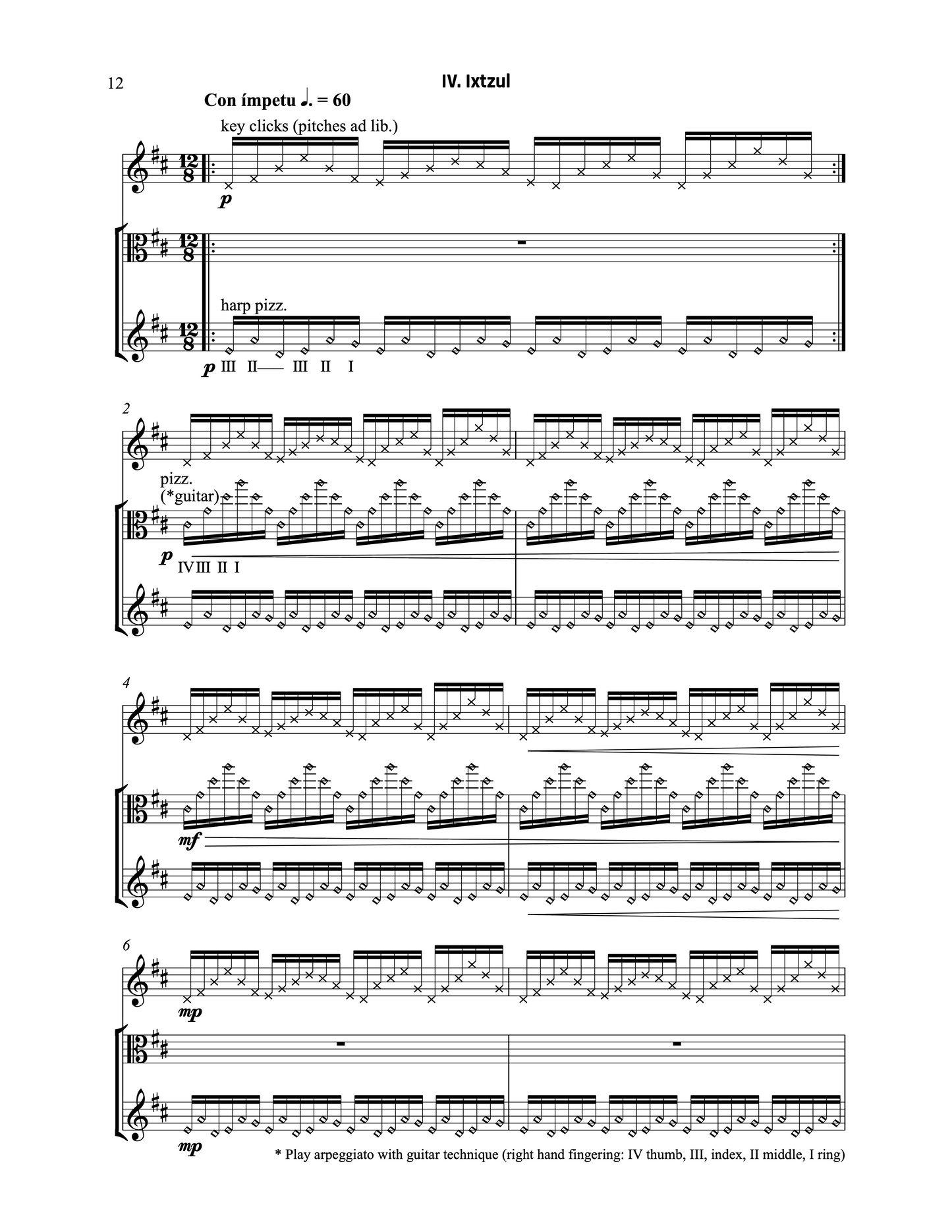 Rodrigo Mata: Danzas de Xibalbá for flute, viola and double bass