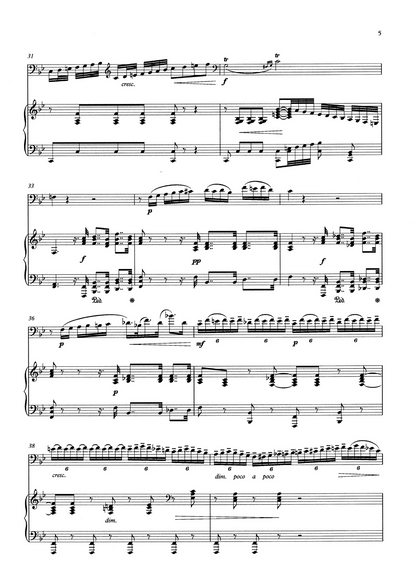 Beethoven - Romance Op.50 for double bass & piano (Simandl/Heyes)