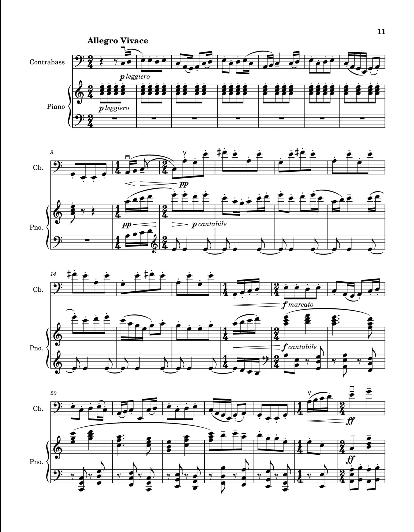Ralph Vaughan Williams: Six Studies in English Folksong for Double Bass and Piano (arr. Victoria Bakewell)