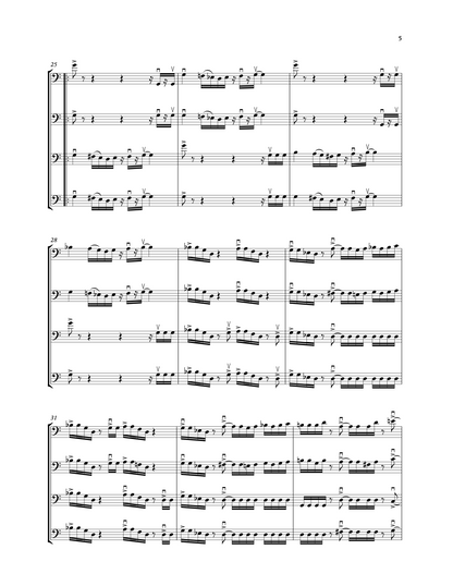 Tony Osborne: Bass Quartets Bundle