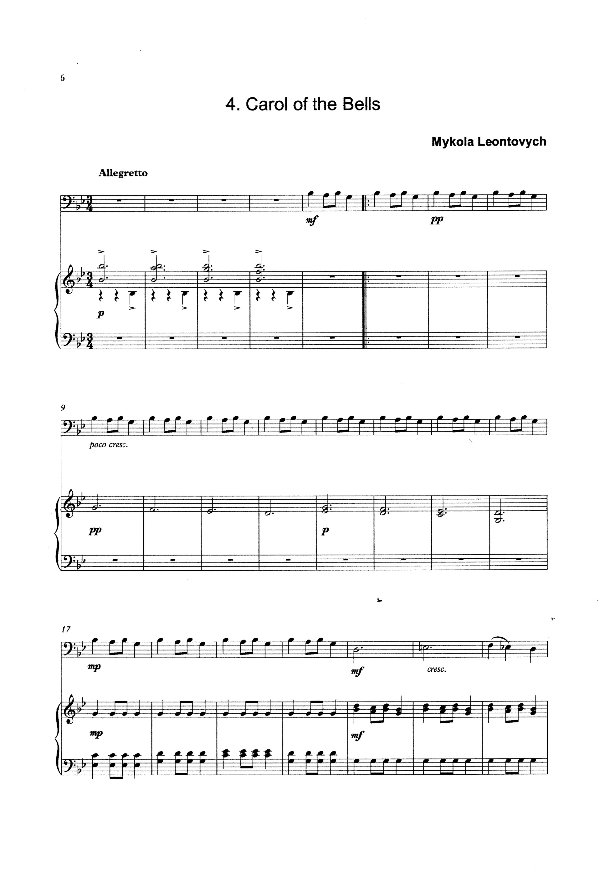 Beginner Bass at Christmas: 16 Christmas Carols for Beginner Double Bass & Piano (arr. Heyes)