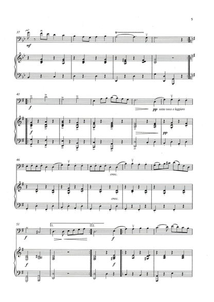 Gabriel-Marie: La Cinquantaine for Double Bass & Piano (arr. David Heyes)