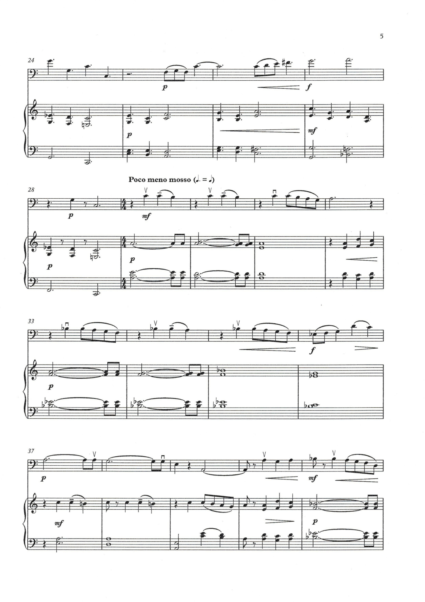 Judith Bailey: Shepherd's Heyes for double bass & piano