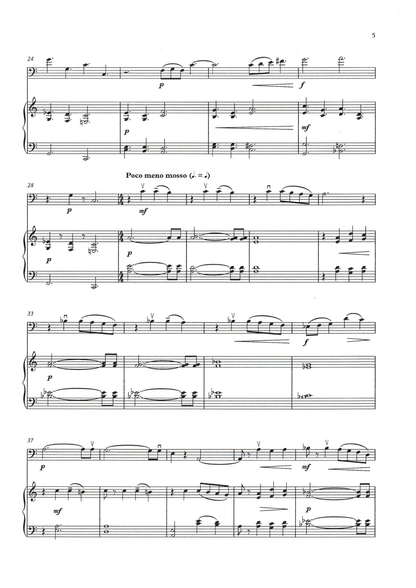 Judith Bailey: Shepherd's Heyes for double bass & piano