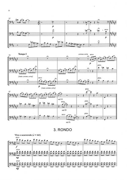 Frano Kakarigi: Triptych for Three for double bass trio
