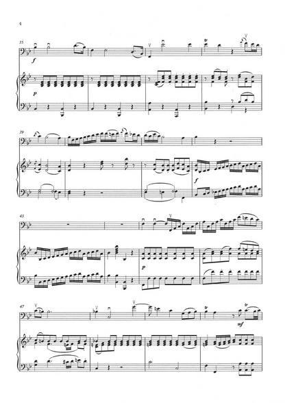 W.A. Mozart: Bassoon Concerto in B flat major for double bass & piano (arr. Heyes)