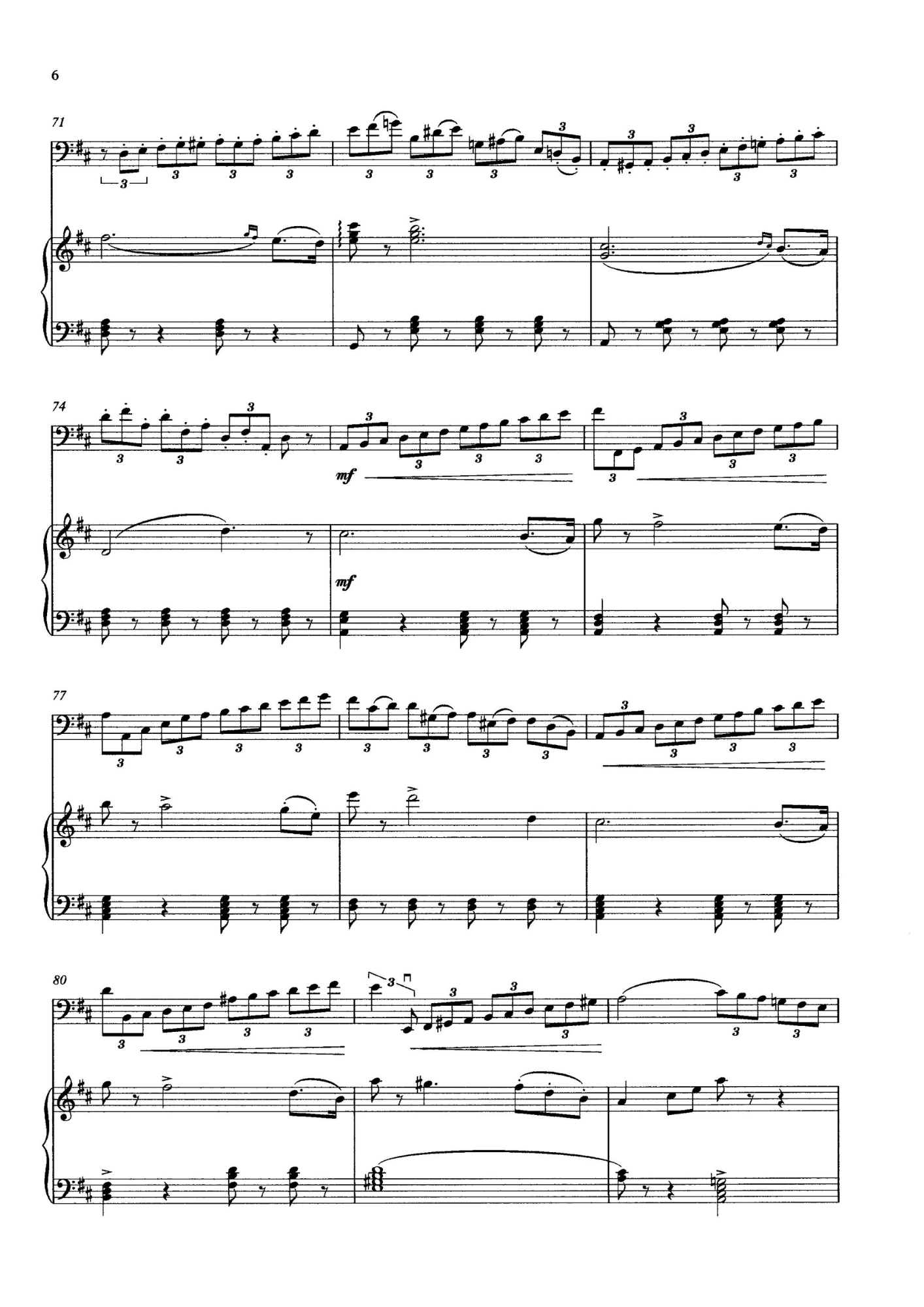 Charles Labro: Concertino No. 7 for double bass & piano (ed. David Heyes)