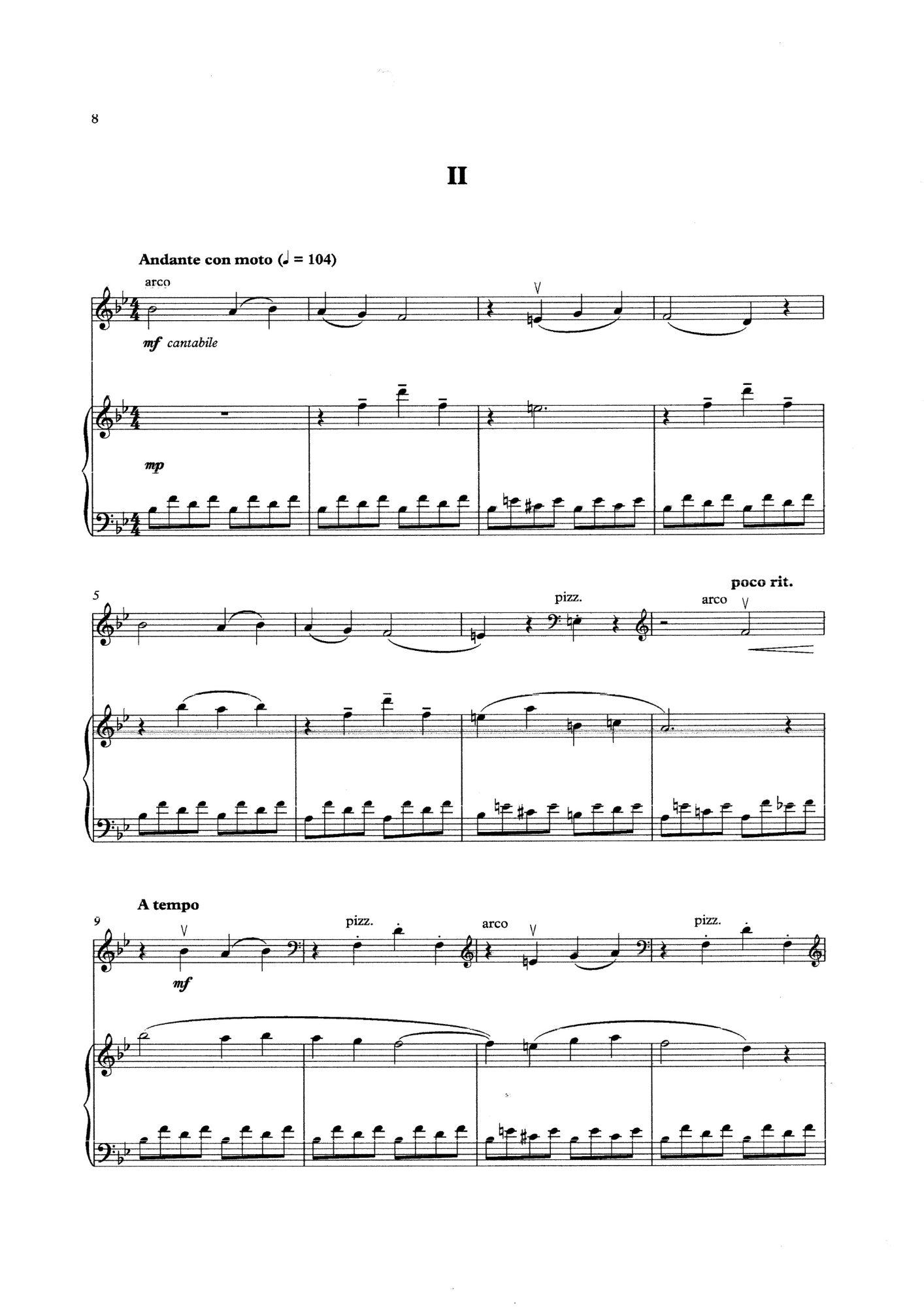 Humphrey Clucas: Sonatina for double bass & piano