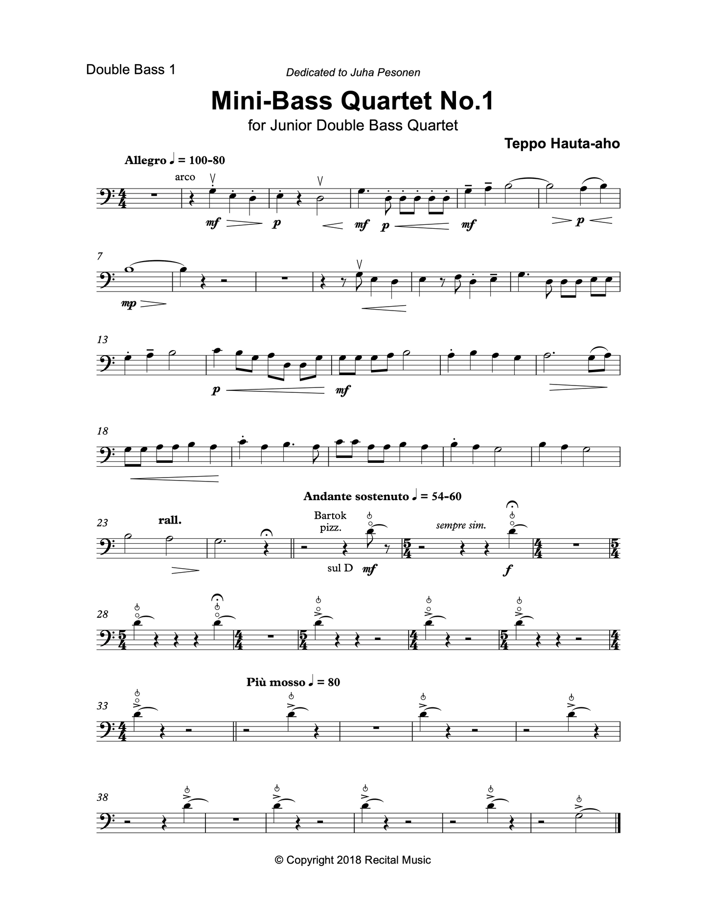 Beginner Double Bass Quartet Bundle