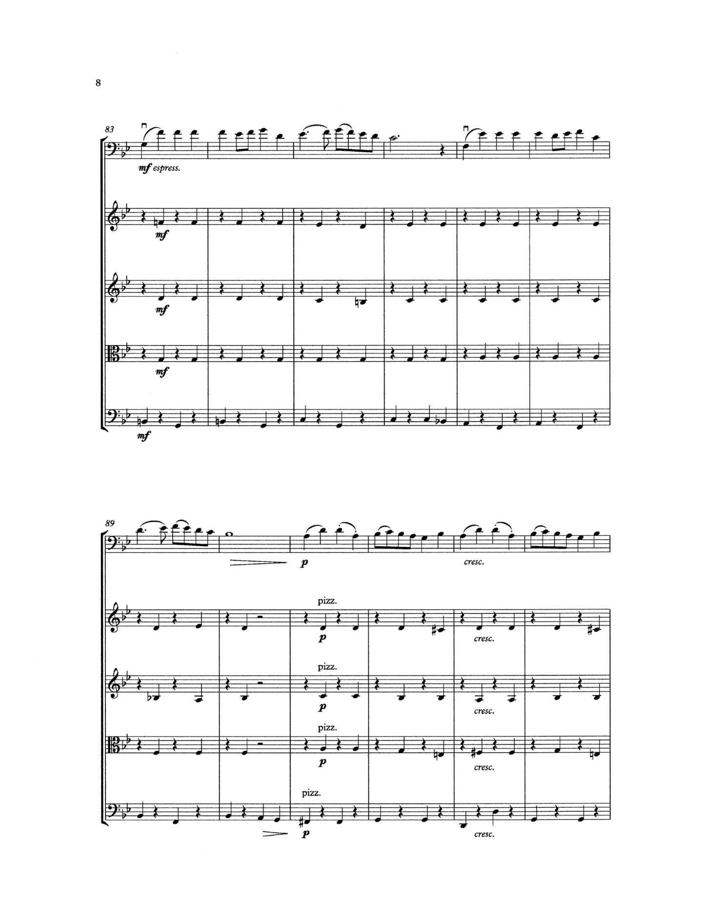 Gabriel-Marie: La Cinquantaine for double bass & string quartet (arr. Heyes)