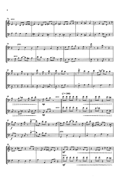 Tony Osborne: TWO in TIME, Duets for 2 double basses