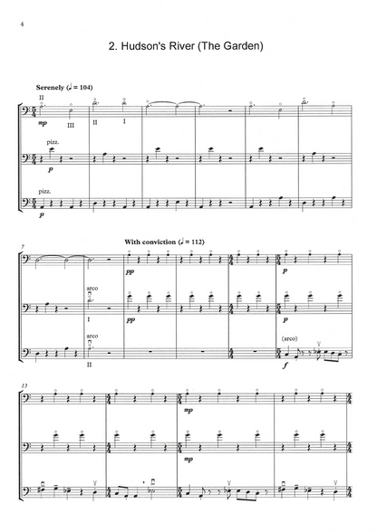 Michael Montgomery: The Dream of the Earth for double bass trio