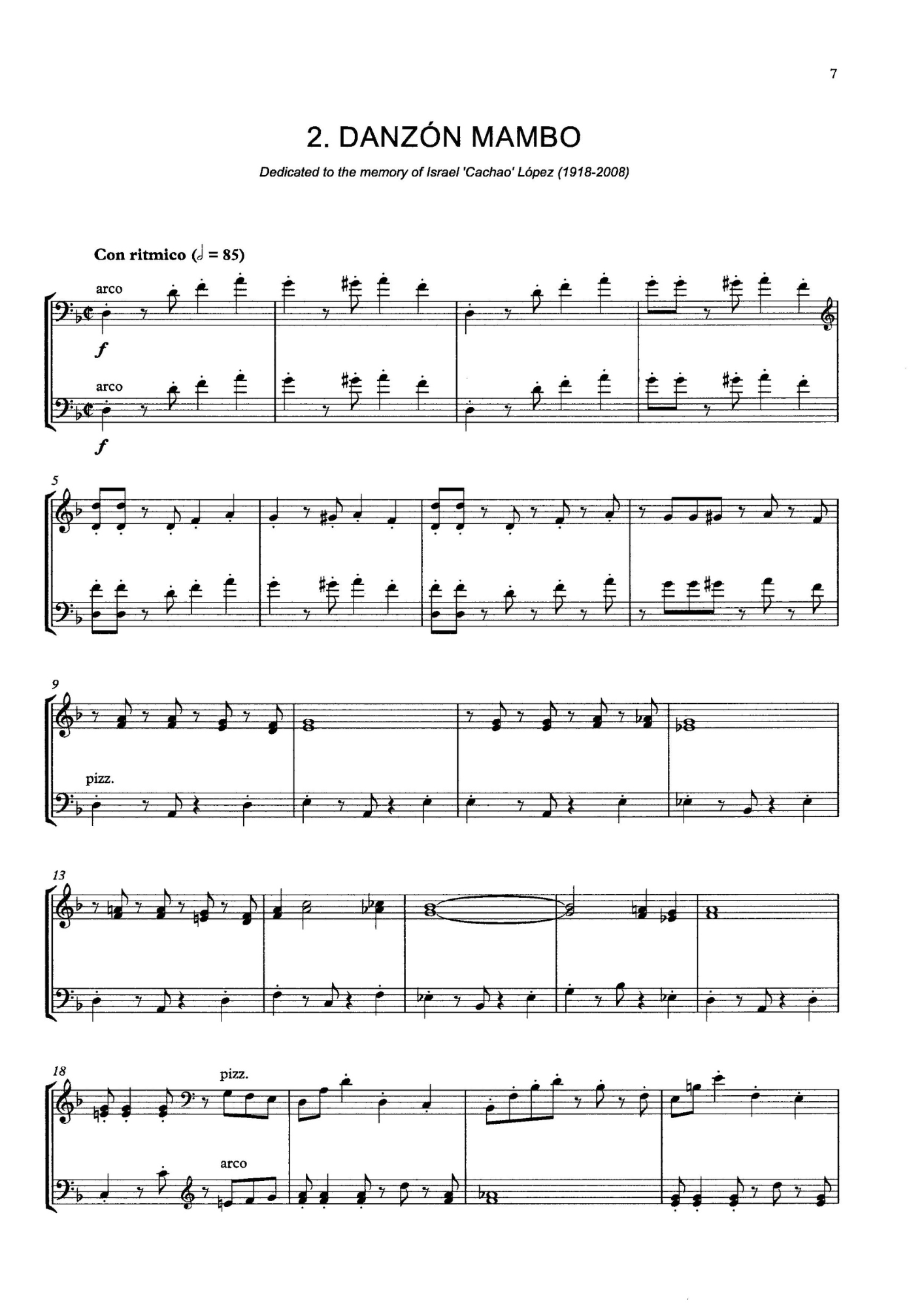 Tony Osborne: TWO in TIME, Duets for 2 double basses