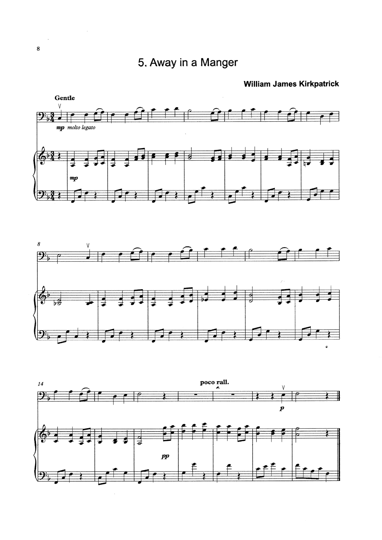 Beginner Bass at Christmas: 16 Christmas Carols for Beginner Double Bass & Piano (arr. Heyes)